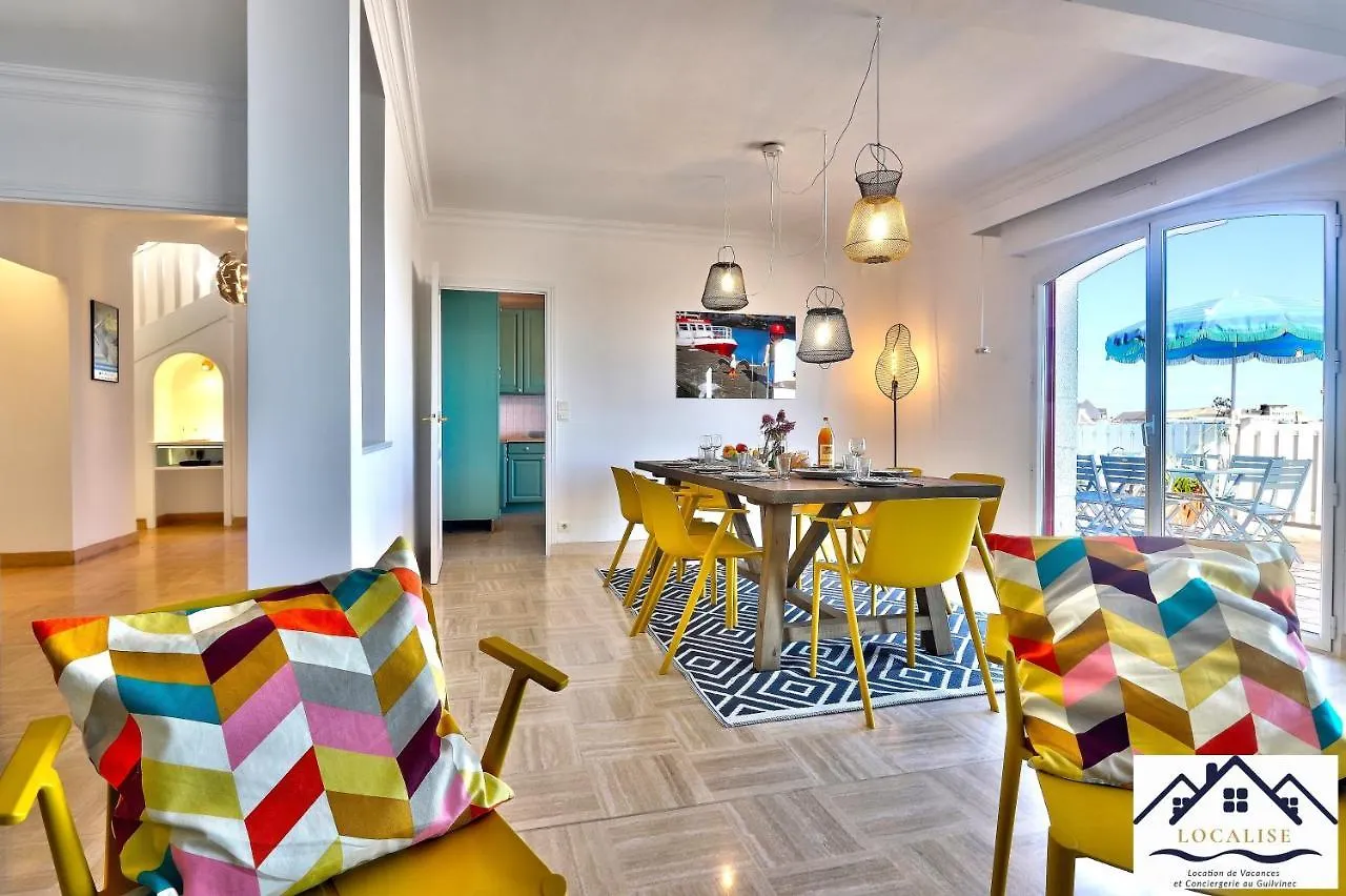 Localise - Maison Familiale Avec Vue Imprenable Sur La Mer Et Tout A Pied Au Guilvinec - Acces Plage Direct - Linge De Lit Inclus - Wifi Inclus 0*,  France