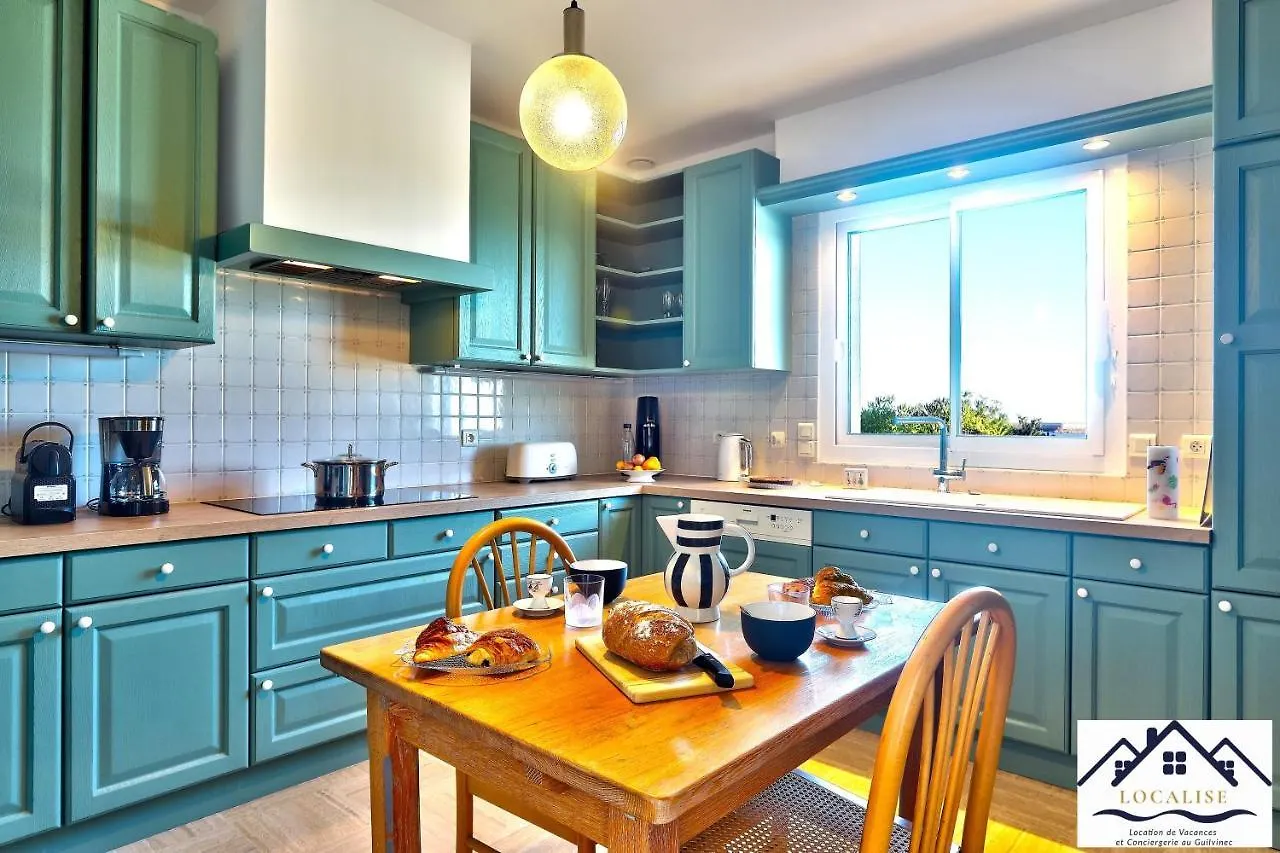 Localise - Maison Familiale Avec Vue Imprenable Sur La Mer Et Tout A Pied Au Guilvinec - Acces Plage Direct - Linge De Lit Inclus - Wifi Inclus France
