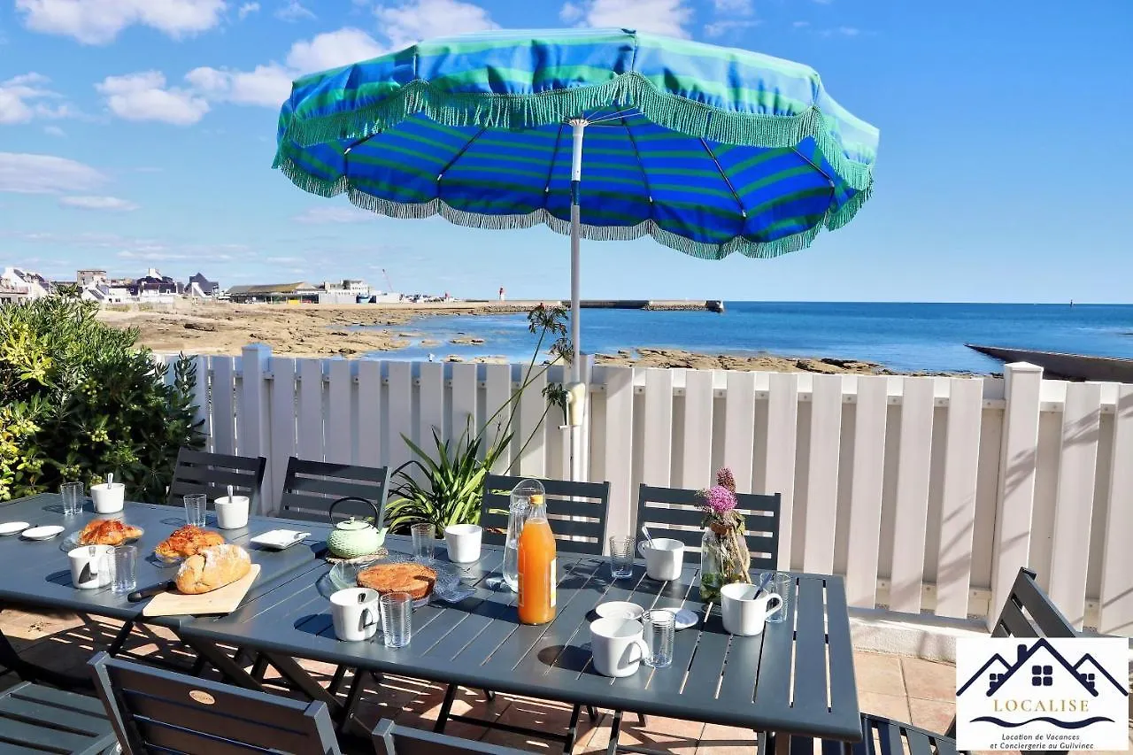 Localise - Maison Familiale Avec Vue Imprenable Sur La Mer Et Tout A Pied Au Guilvinec - Acces Plage Direct - Linge De Lit Inclus - Wifi Inclus Prázdninový dům