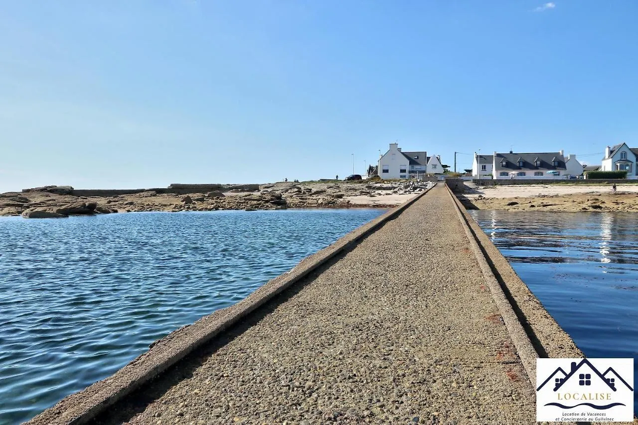Holiday home Localise - Maison Familiale Avec Vue Imprenable Sur La Mer Et Tout A Pied Au Guilvinec - Acces Plage Direct - Linge De Lit Inclus - Wifi Inclus