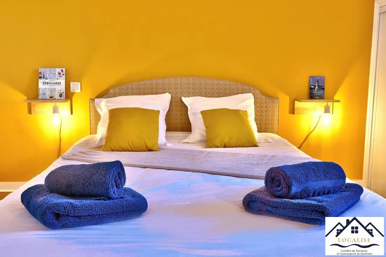 Localise - Maison Familiale Avec Vue Imprenable Sur La Mer Et Tout A Pied Au Guilvinec - Acces Plage Direct - Linge De Lit Inclus - Wifi Inclus Francie