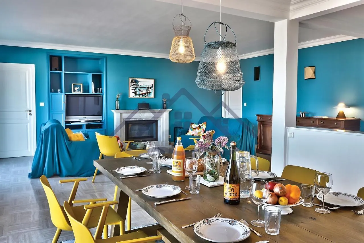Localise - Maison Familiale Avec Vue Imprenable Sur La Mer Et Tout A Pied Au Guilvinec - Acces Plage Direct - Linge De Lit Inclus - Wifi Inclus