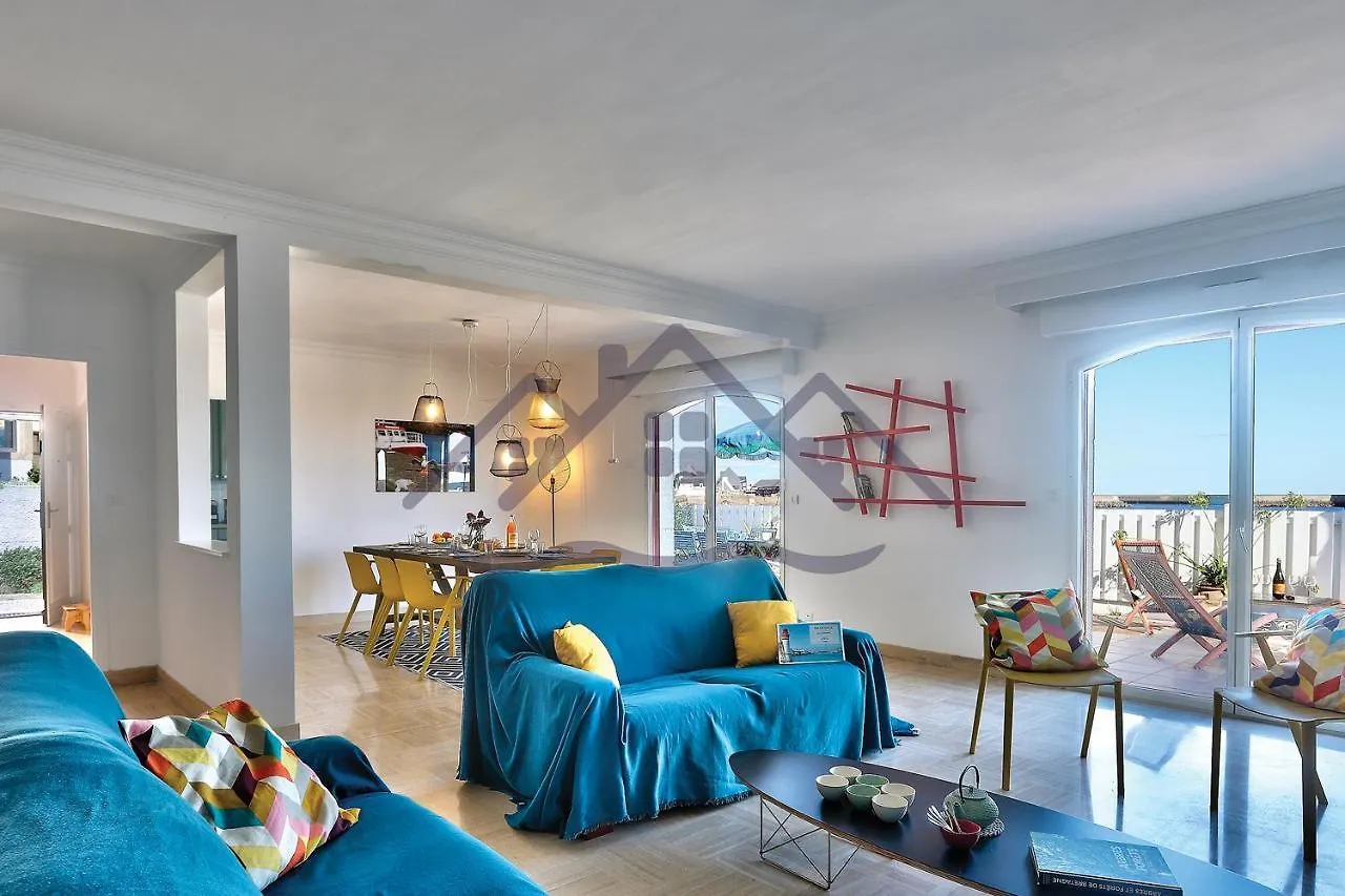 Prázdninový dům Localise - Maison Familiale Avec Vue Imprenable Sur La Mer Et Tout A Pied Au Guilvinec - Acces Plage Direct - Linge De Lit Inclus - Wifi Inclus