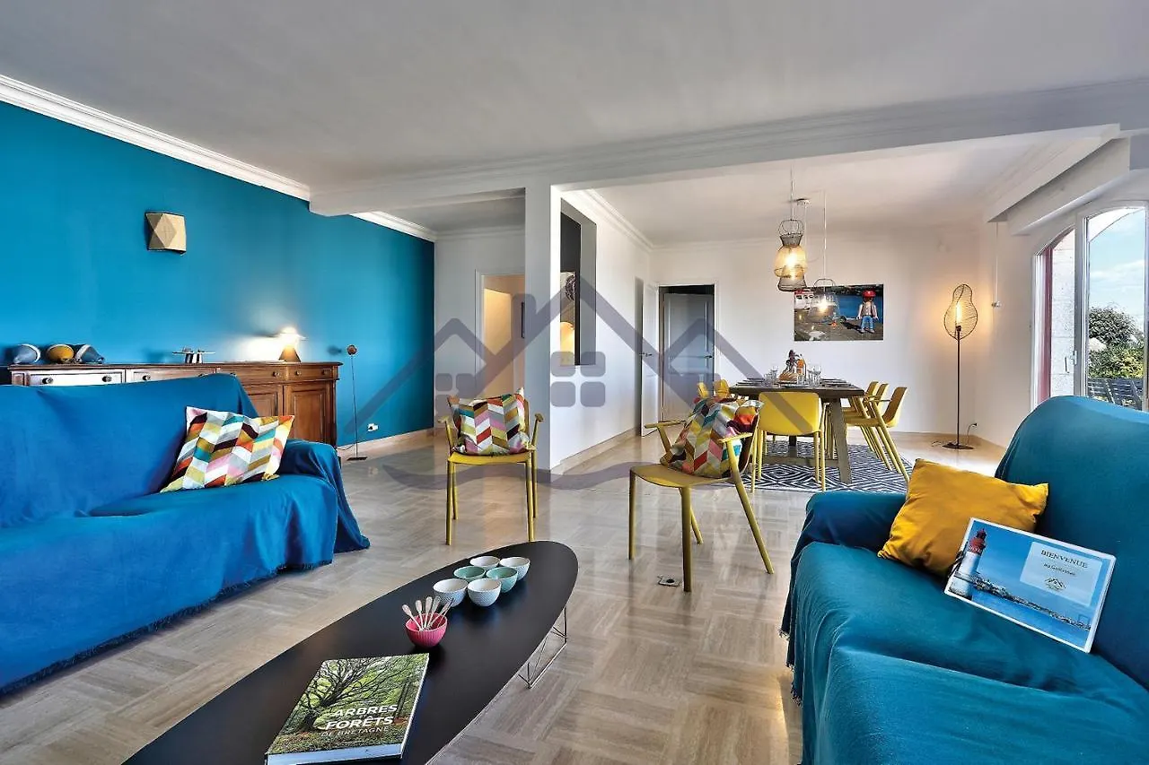Localise - Maison Familiale Avec Vue Imprenable Sur La Mer Et Tout A Pied Au Guilvinec - Acces Plage Direct - Linge De Lit Inclus - Wifi Inclus Francie