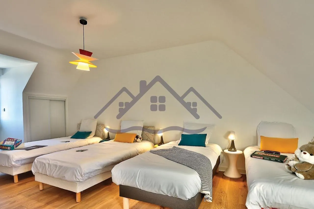 Prázdninový dům Localise - Maison Familiale Avec Vue Imprenable Sur La Mer Et Tout A Pied Au Guilvinec - Acces Plage Direct - Linge De Lit Inclus - Wifi Inclus