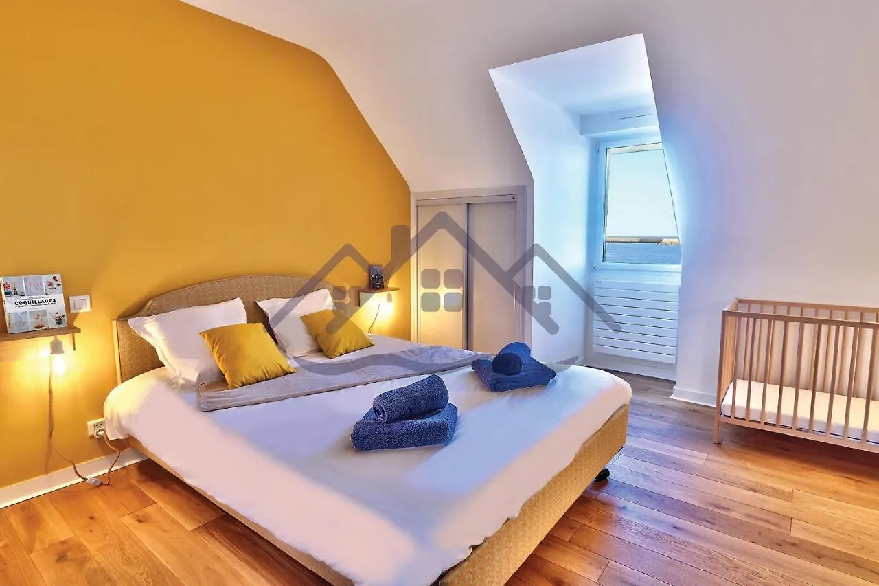 Localise - Maison Familiale Avec Vue Imprenable Sur La Mer Et Tout A Pied Au Guilvinec - Acces Plage Direct - Linge De Lit Inclus - Wifi Inclus